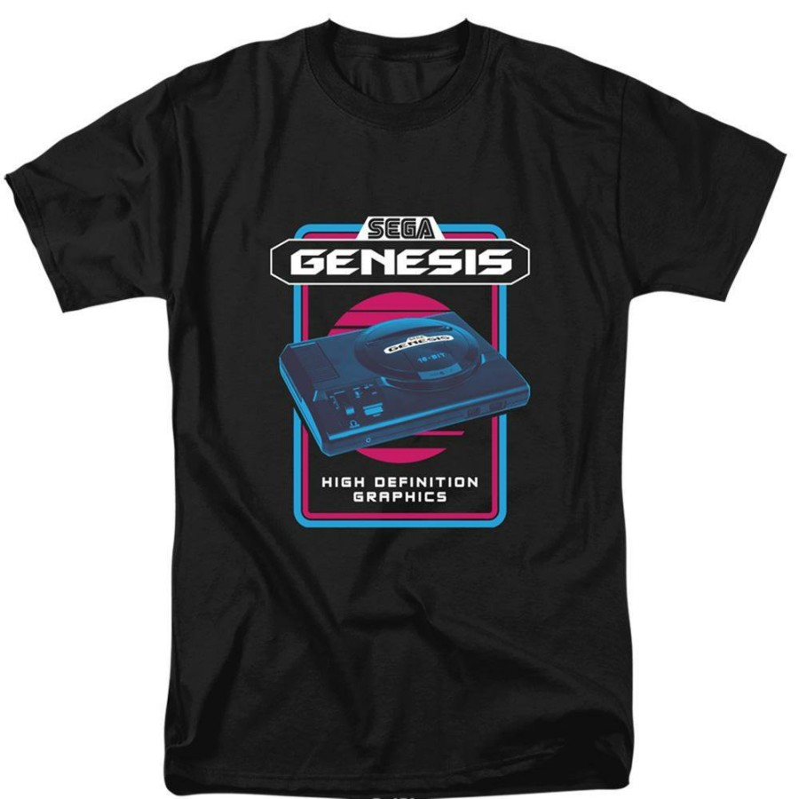 Apparel Trevco | Sega Genesis Retro Console Black Tee