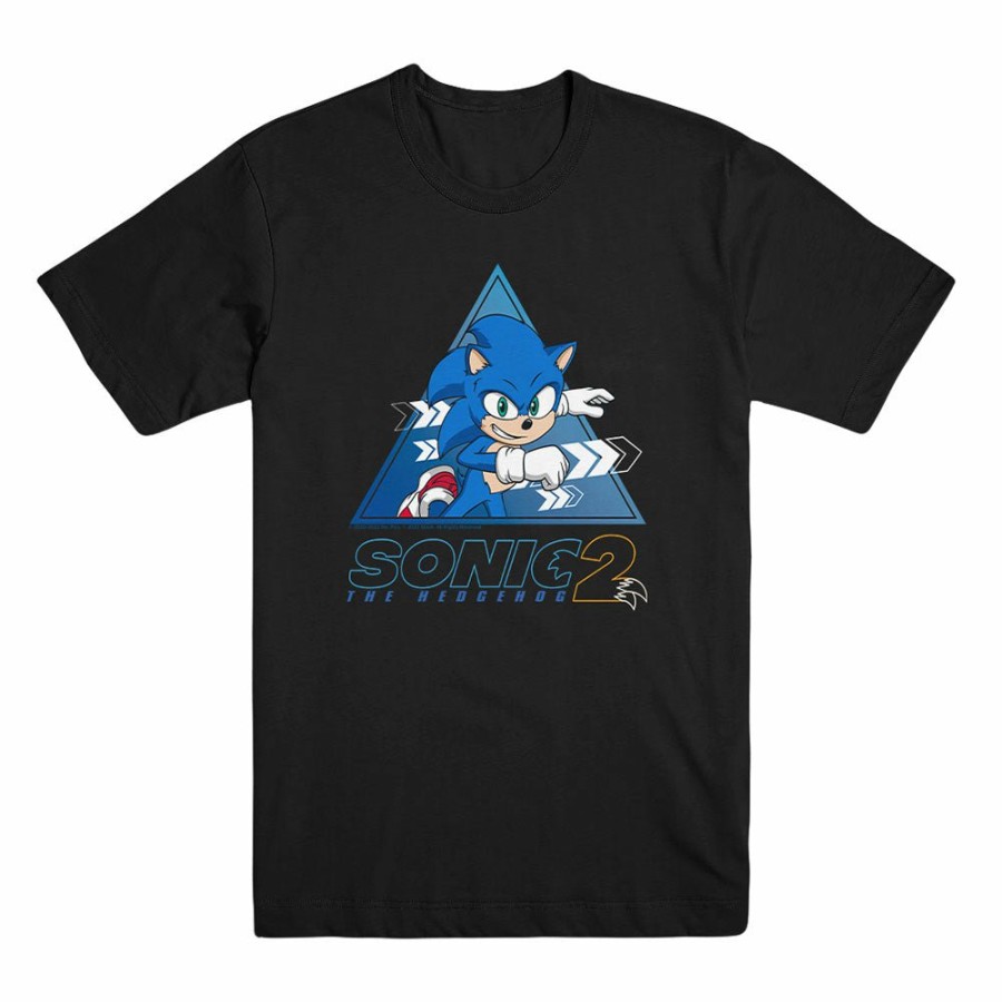 Apparel SwiftPOD LLC (D2 America) | Sonic 2 Sonic Running Unisex Charcoal Tee