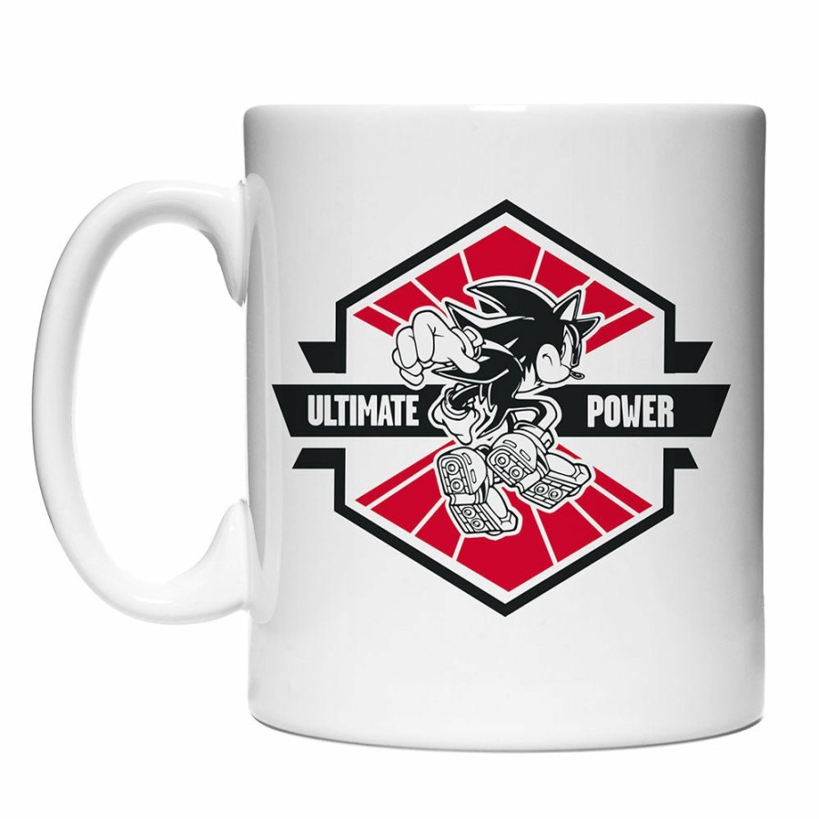 Home Decor EZ Prints Holdings, Inc. (Thre | Sonic The Hedgehog Ultimate Power White Mug