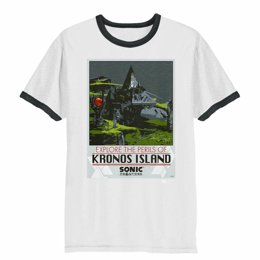 Apparel SwiftPOD LLC (D2 America) | Sonic Frontiers Kronos Island Ringer Tee