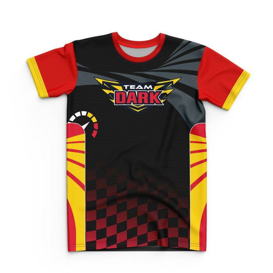 Apparel Savicustoms.com | Team Sonic Racing Team Dark Personalized Jersey Style Tee