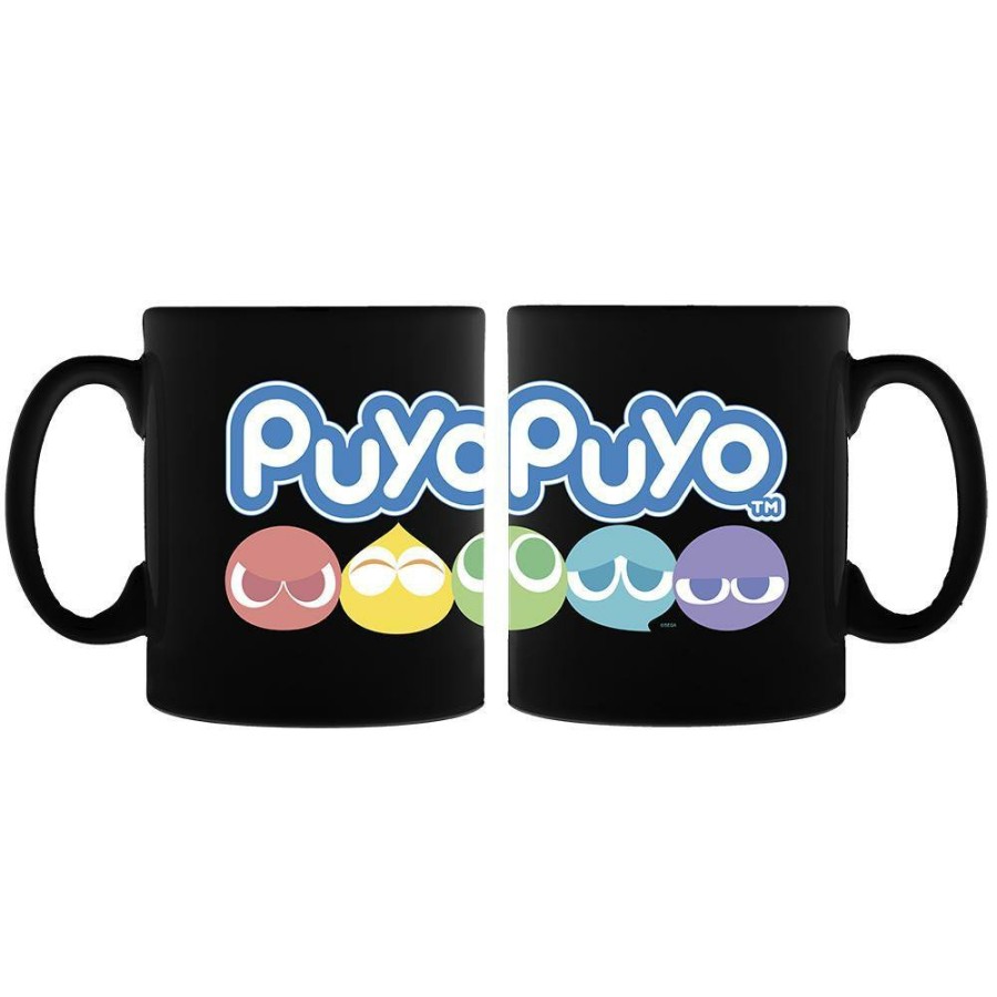 Home Decor EZ Prints Holdings, Inc. (Thre | Puyo Puyo Color Logo Black Mug