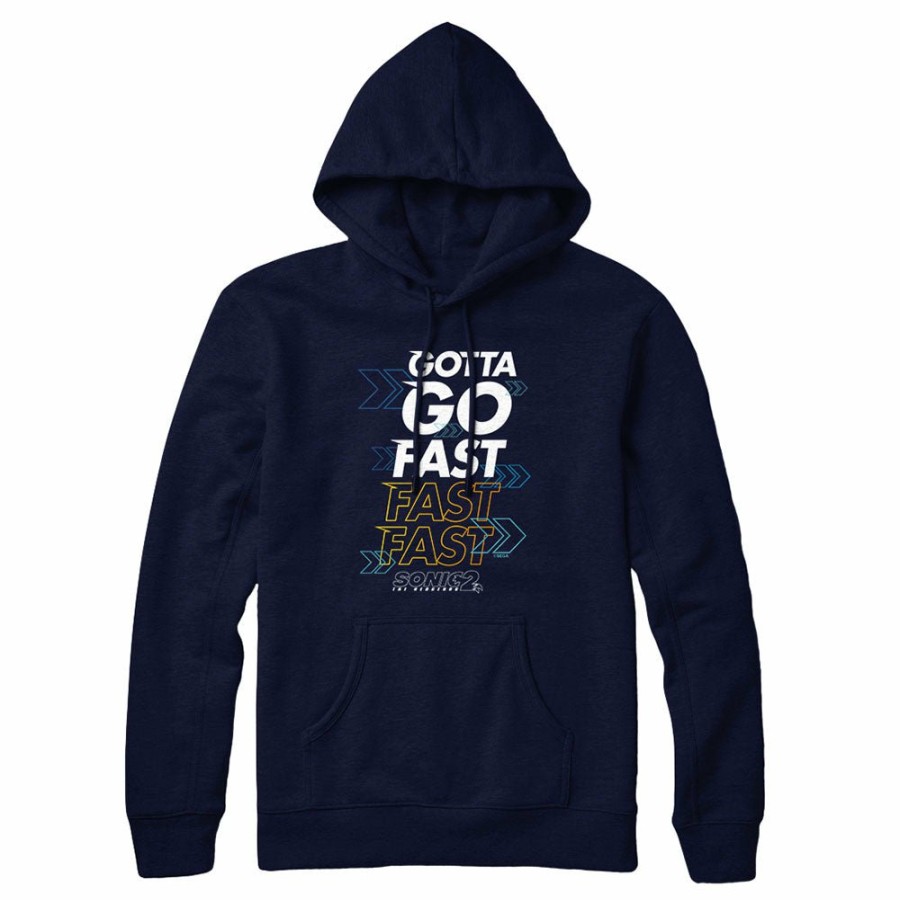 Apparel SwiftPOD LLC (D2 America) | Sonic 2 Gotta Go Fast Navy Hoodie