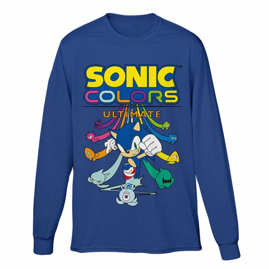 Apparel SwiftPOD LLC (D2 America) | Sonic Colors Character Unisex Royal Long Sleeve Tee