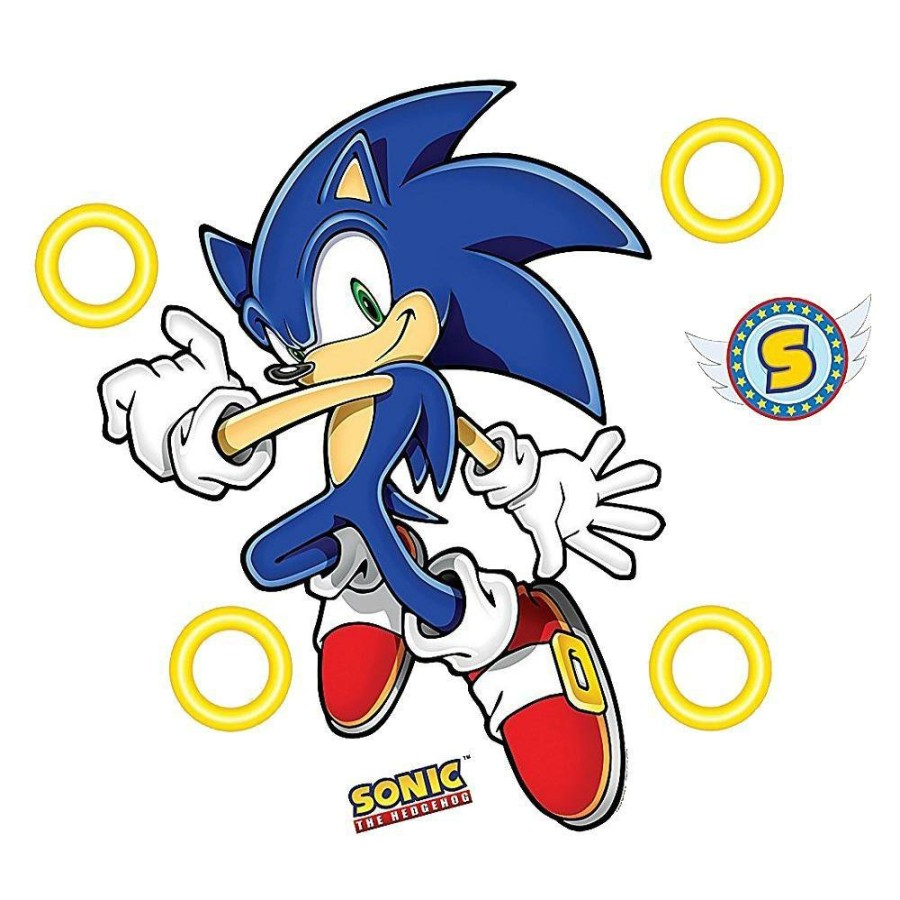 Home Decor BuySeasons, Inc. (Rubies DTC L | Sonic The Hedgehog Giant Wall Decals