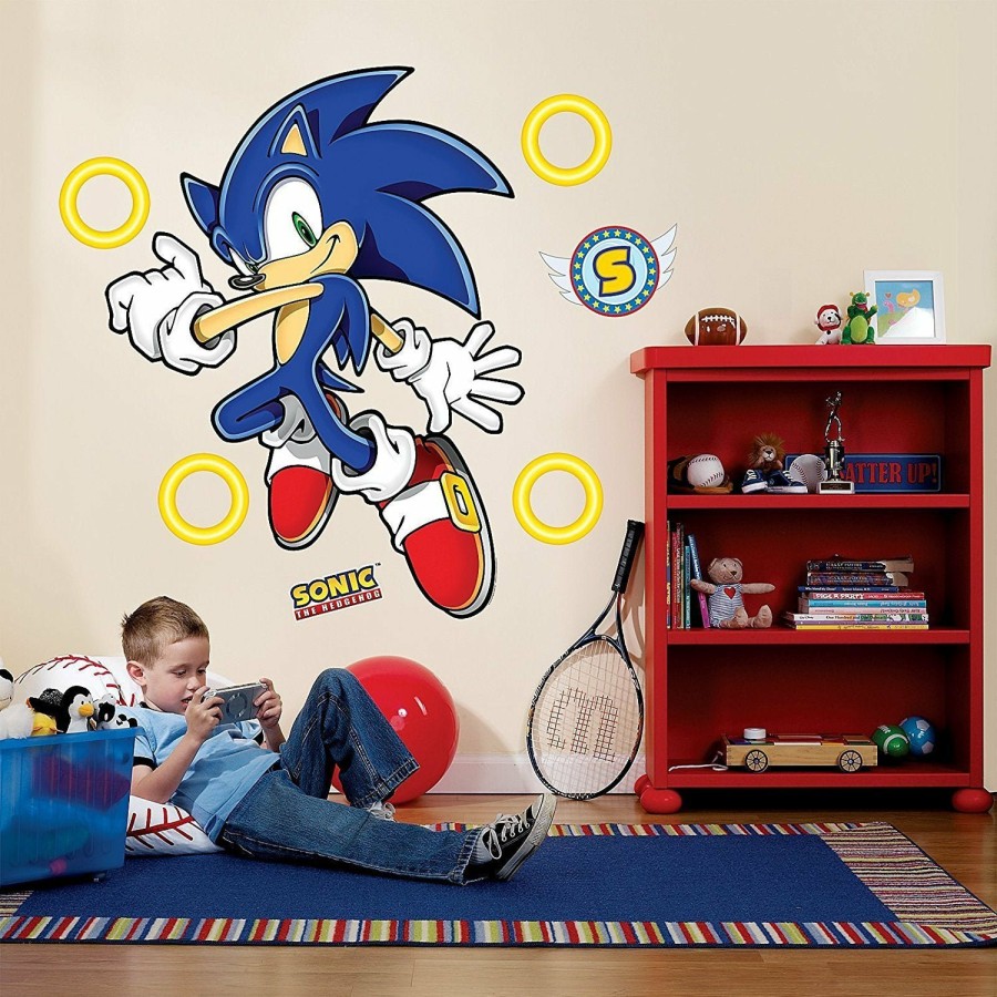 Home Decor BuySeasons, Inc. (Rubies DTC L | Sonic The Hedgehog Giant Wall Decals