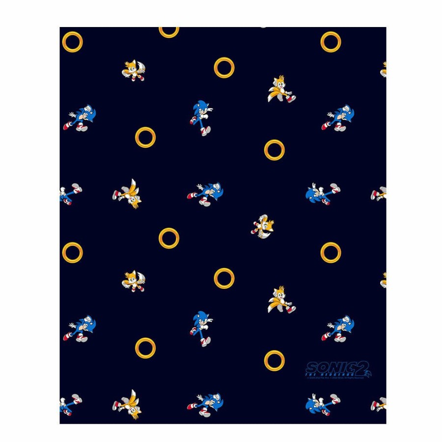 Home Decor Catalyst Fabric Solutions | Sonic 2 Sonic And Tails Print Blanket