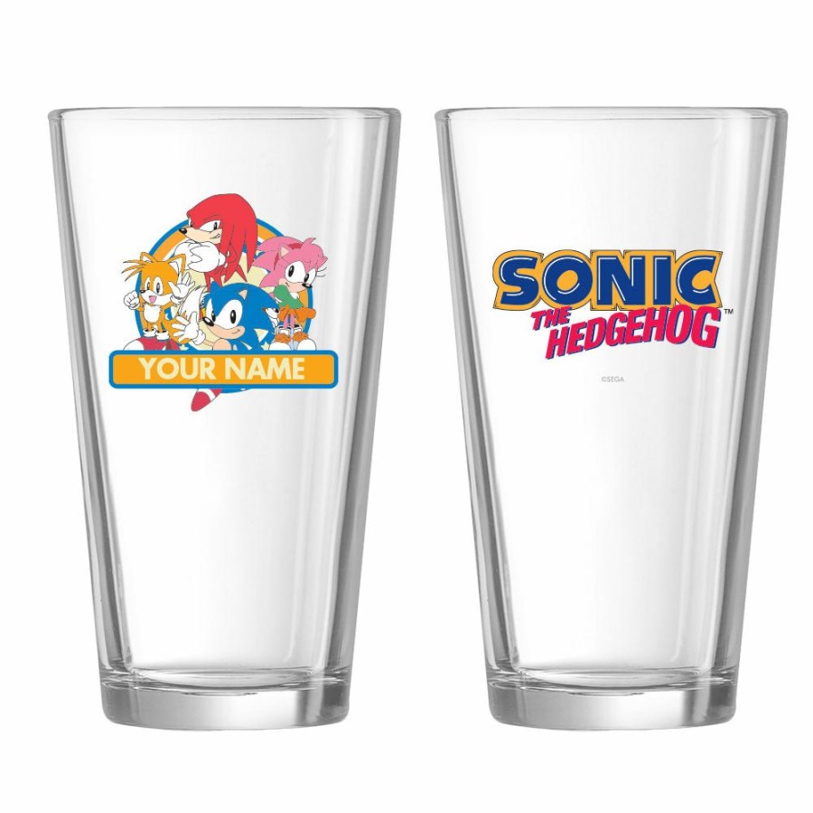 Home Decor Leading Edge Products, INC | Sonic Character Personalized Pint Glass