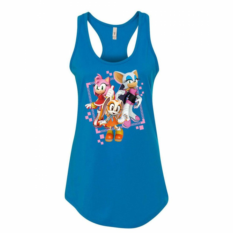 Apparel SwiftPOD LLC (D2 America) | Girl Power Group Racerback Blue Tank