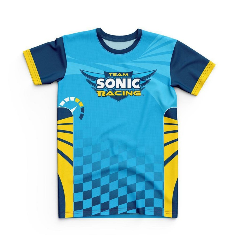 Apparel Savicustoms.com | Team Sonic Racing Team Sonic Personalized Jersey Style Tee