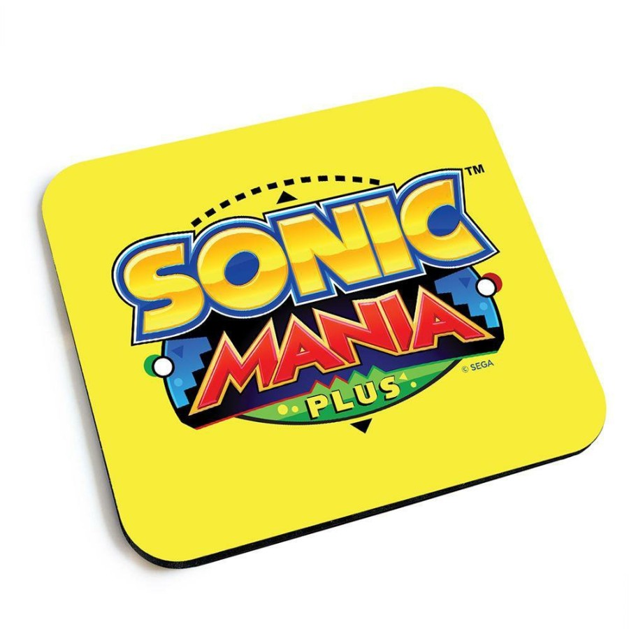 Accessories EZ Prints Holdings, Inc. (Thre | Sonic Mania Plus Logo Yellow Mousepad