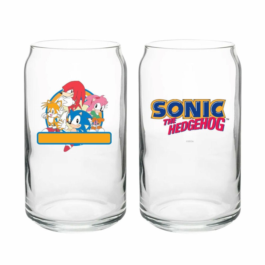 Home Decor Leading Edge Products, INC | Sonic Character Personalized Can Glass