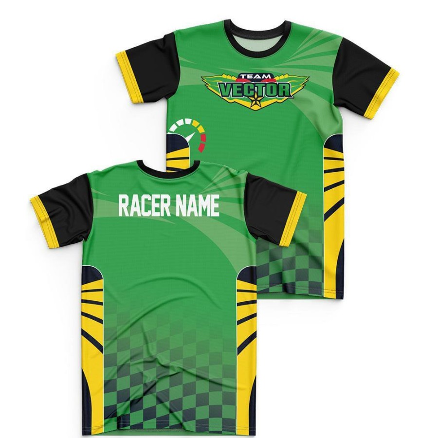 Apparel Savicustoms.com | Team Sonic Racing Team Vector Personalized Jersey Style Tee