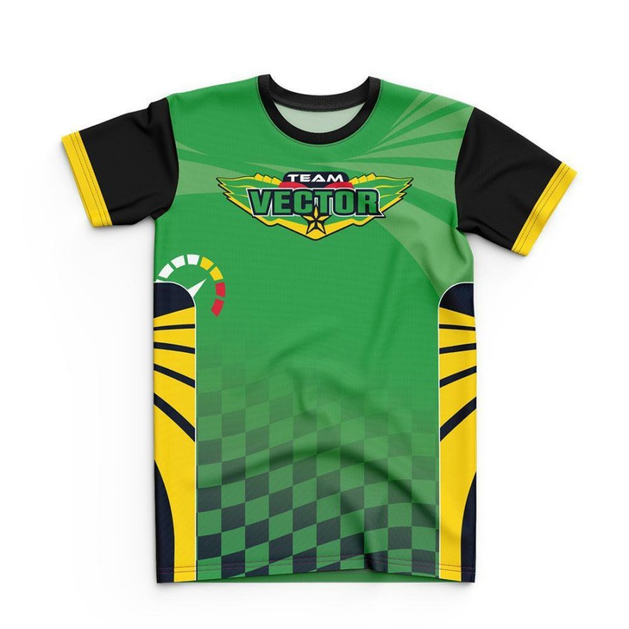 Apparel Savicustoms.com | Team Sonic Racing Team Vector Personalized Jersey Style Tee