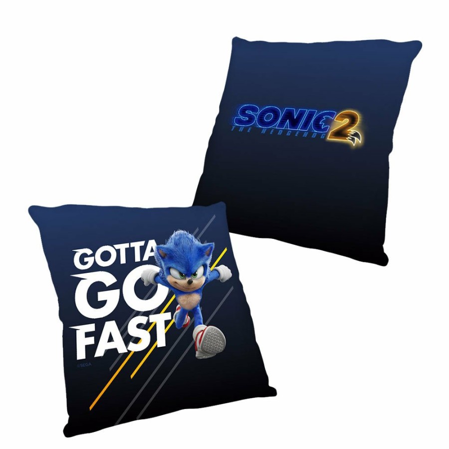 Home Decor Catalyst Fabric Solutions | Sonic 2 Gotta Go Fast Pillow