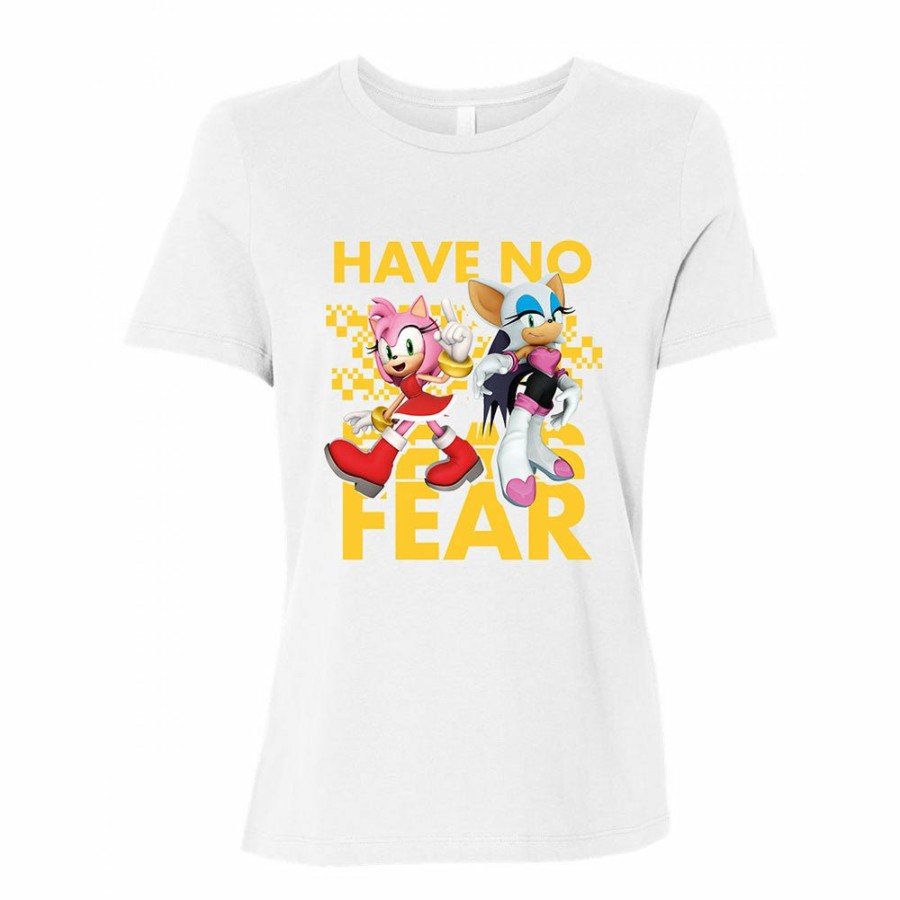 Apparel SwiftPOD LLC (D2 America) | Amy And Rouge Have No Fear Woman'S White Tee