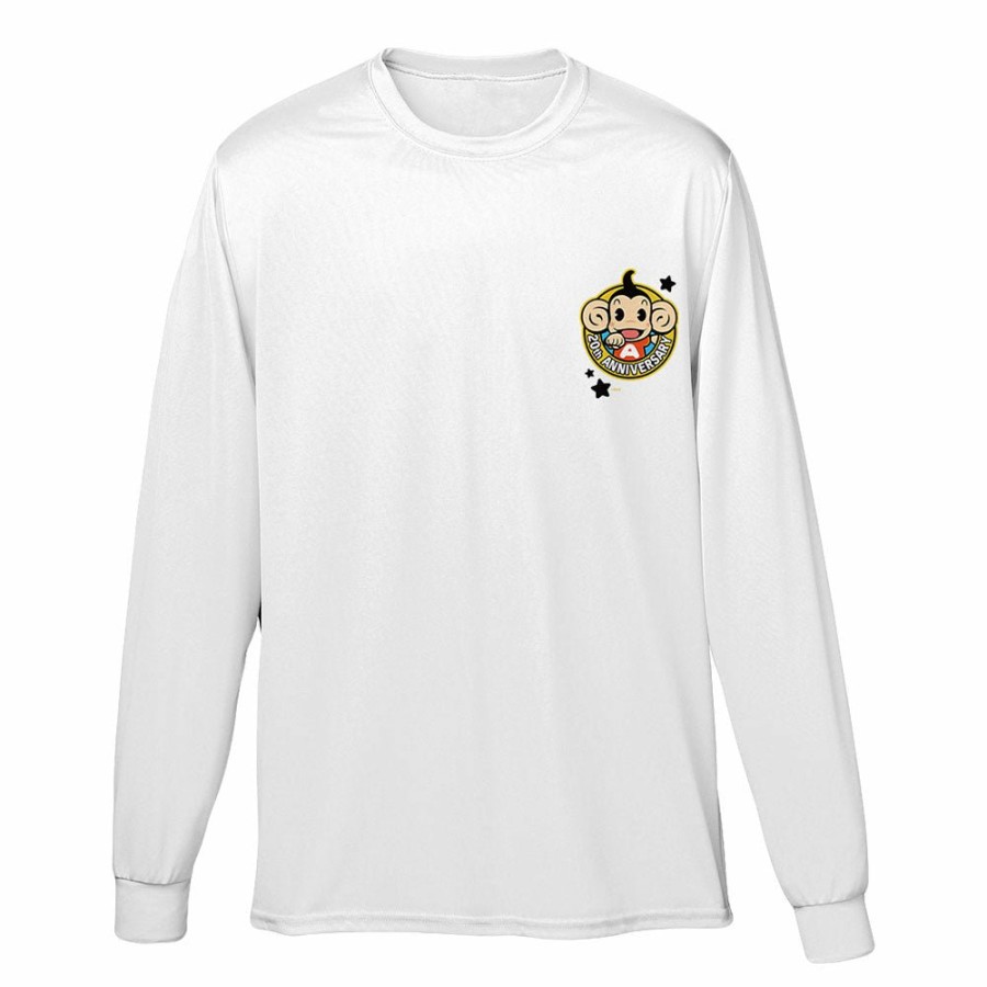 Apparel SwiftPOD LLC (D2 America) | Super Monkey Ball Anniversary Long Sleeve White Tee