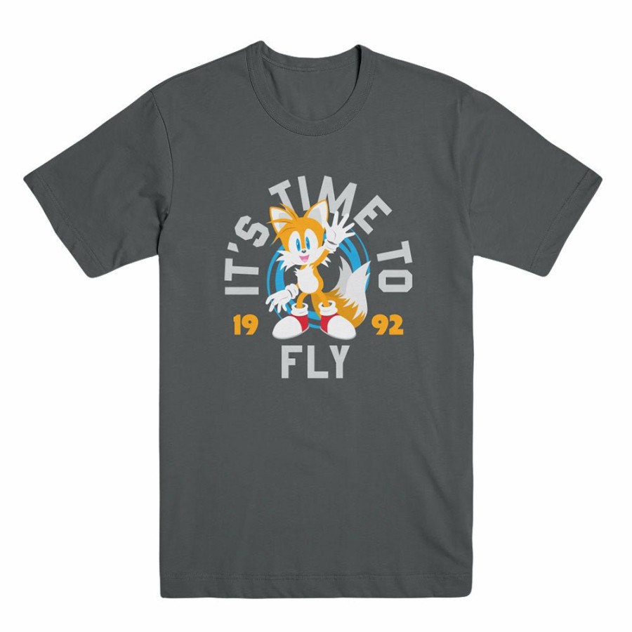 Apparel SwiftPOD LLC (D2 America) | Tails Time To Fly Since 1992 Tee From Sonic The Hedgehog