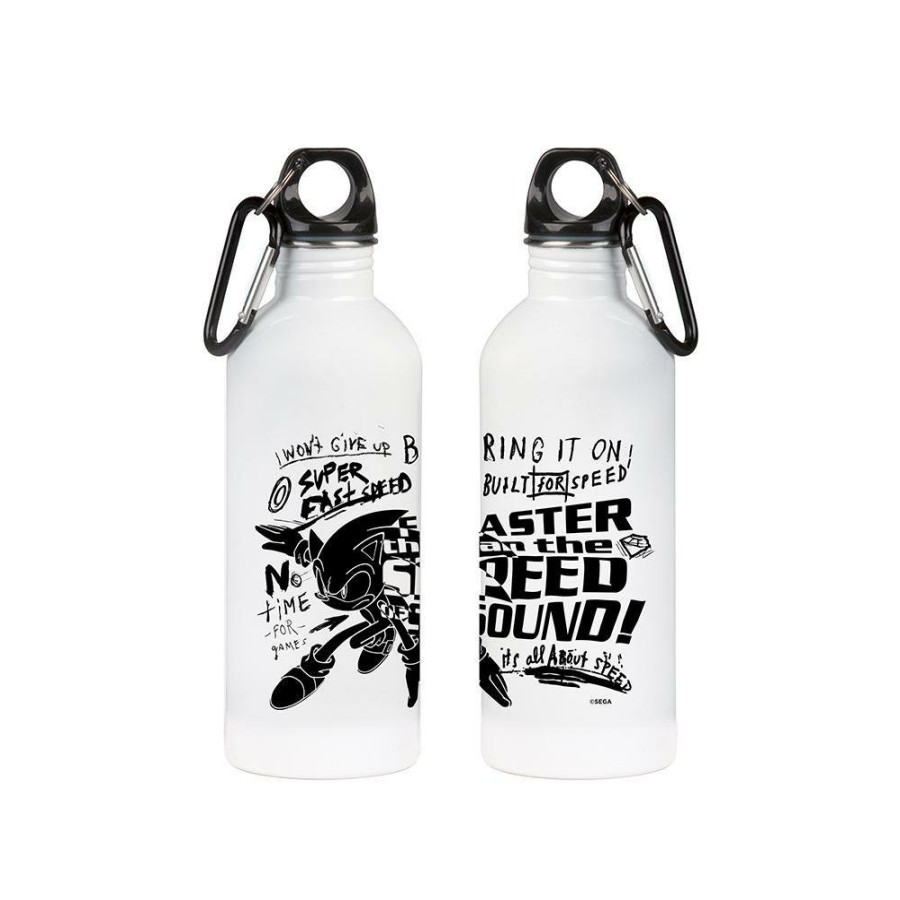 Home Decor EZ Prints Holdings, Inc. (Thre | Colorless Motion Sonic Scribbles Water Bottle