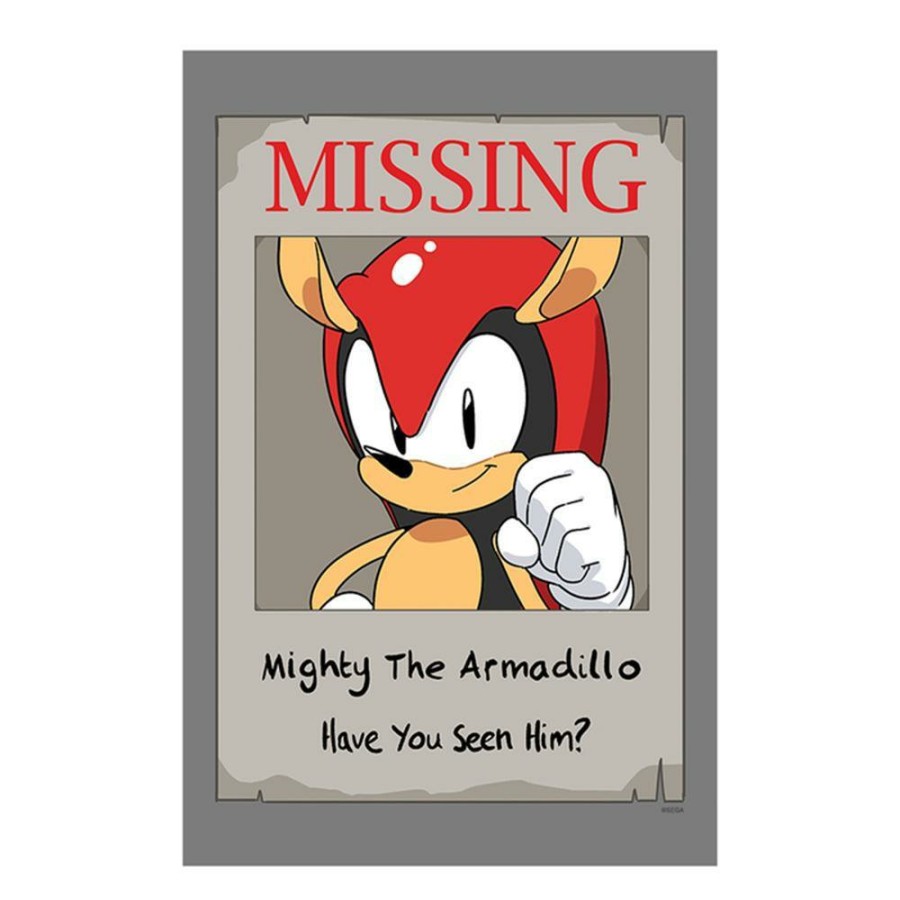 Home Decor EZ Prints Holdings, Inc. (Thre | Exclusive Sonic Mania Adventures Missing Mighty Poster