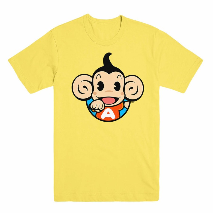 Apparel SwiftPOD LLC (D2 America) | Super Monkey Ball Character Unisex Yellow Tee