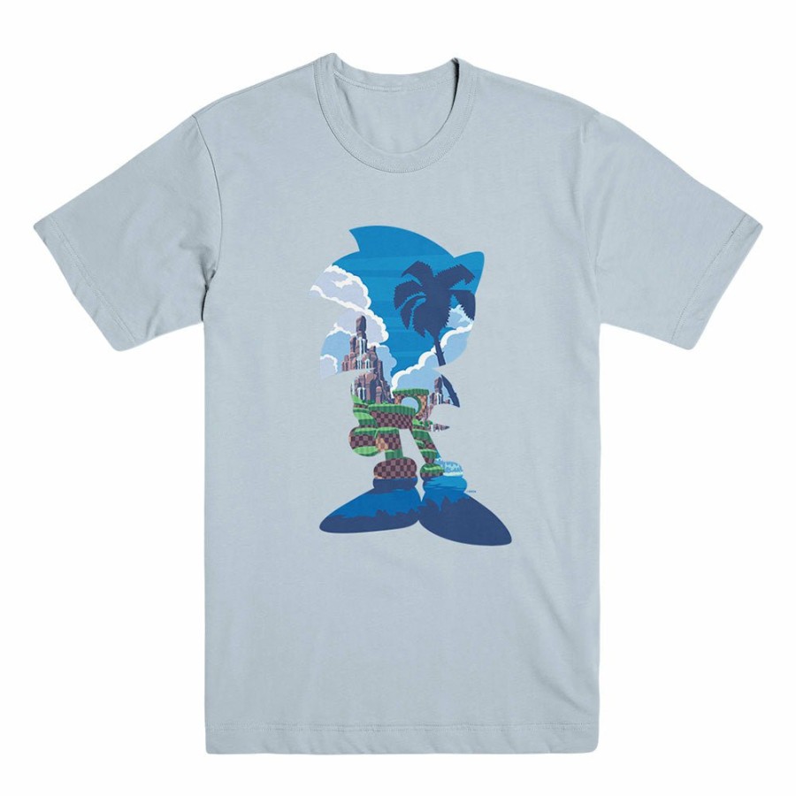 Apparel SwiftPOD LLC (D2 America) | South Island Sonic Silhouette Gray Tee