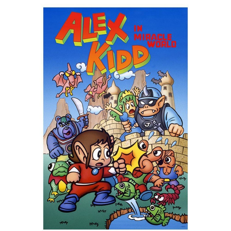 Home Decor EZ Prints Holdings, Inc. (Thre | Alex Kidd In Miracle World 10" X 15'' Poster